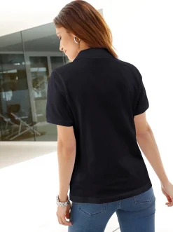 Poloshirt mit Seitenschlitzen