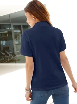 Poloshirt mit Seitenschlitzen