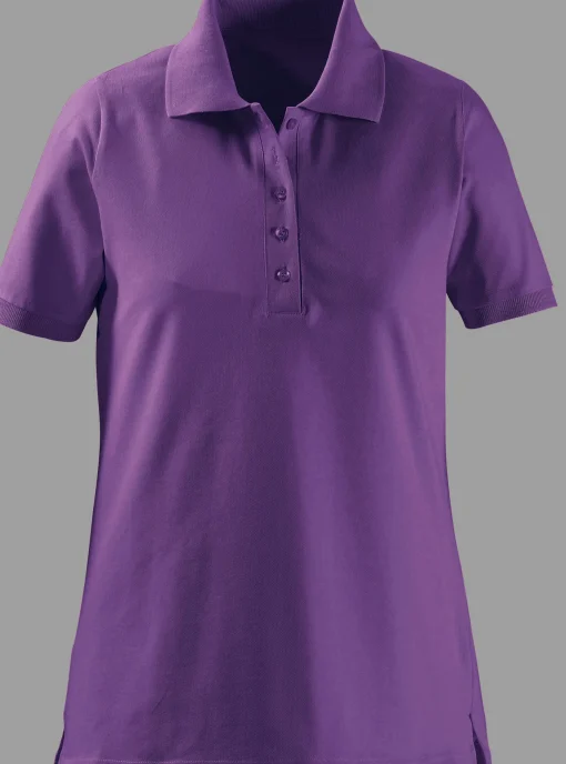 Poloshirt mit Seitenschlitzen