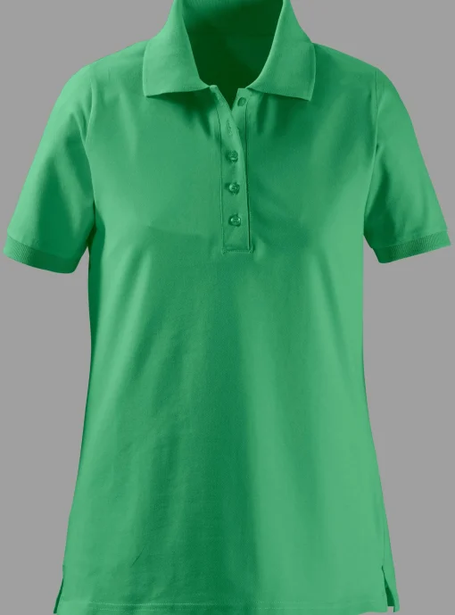 Poloshirt mit Seitenschlitzen