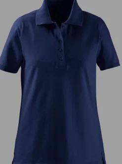 Poloshirt mit Seitenschlitzen