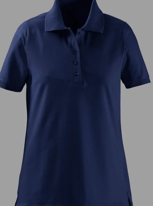 Poloshirt mit Seitenschlitzen