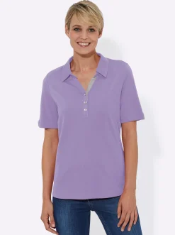 Poloshirt mit Zierriegel