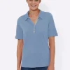 Poloshirt mit Zierriegel