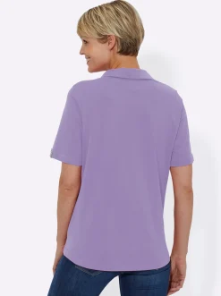 Poloshirt mit Zierriegel