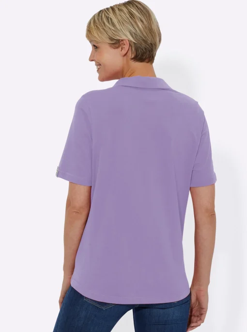 Poloshirt mit Zierriegel