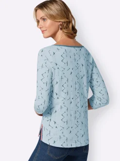 Print-Shirt aus reiner Baumwolle
