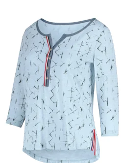 Print-Shirt aus reiner Baumwolle