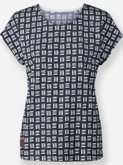 Print-Shirt aus reiner Baumwolle