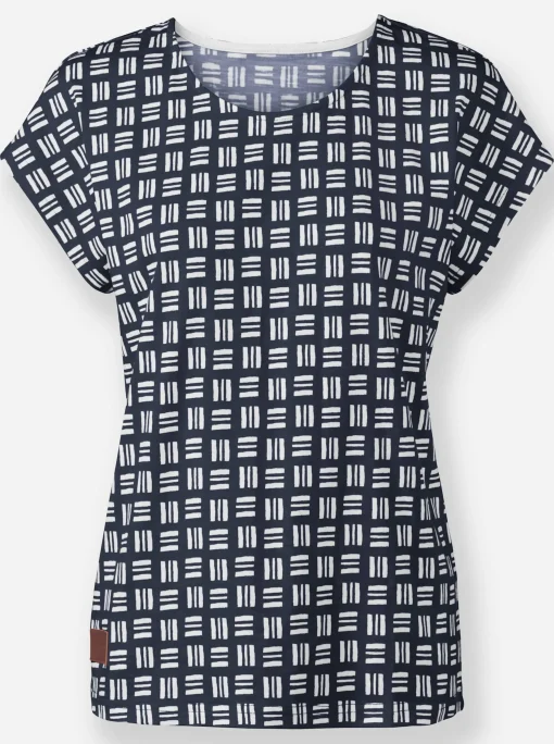 Print-Shirt aus reiner Baumwolle