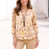 Print-Shirt mit Ethno-Druck
