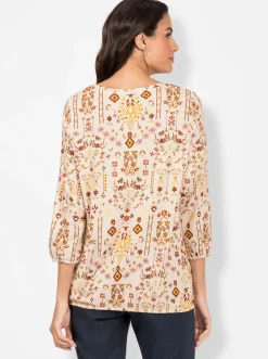 Print-Shirt mit Ethno-Druck