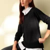 Pullover in 2-in-1-Optik