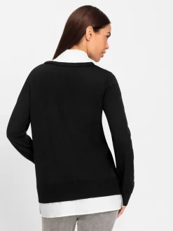 Pullover in 2-in-1-Optik