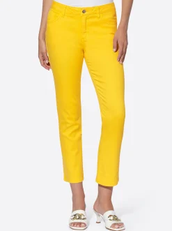 Push-up-Jeans mit Glitzer-Appilkation