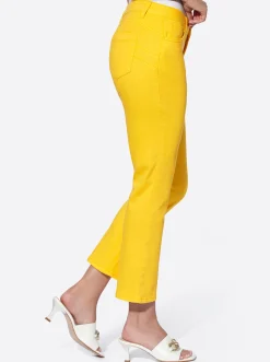 Push-up-Jeans mit Glitzer-Appilkation