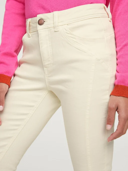 Röhrenjeans mit Power-Mesh-Einsatz