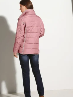 Röhrenjeans mit Zipper an Gesäßtaschen