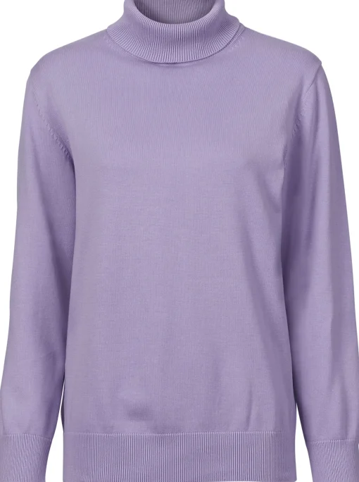 Rollkragenpullover aus reiner Baumwolle