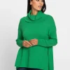 Rollkragenpullover im Oversized-Look