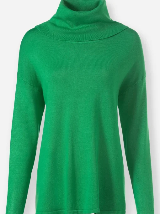 Rollkragenpullover im Oversized-Look