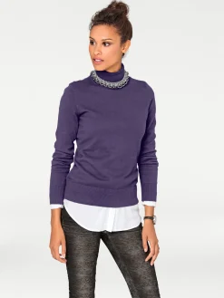 Rollkragenpullover in Feinstrick-Qualität