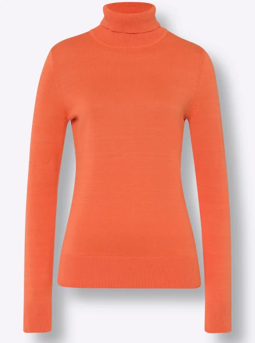 Rollkragenpullover in Feinstrick-Qualität