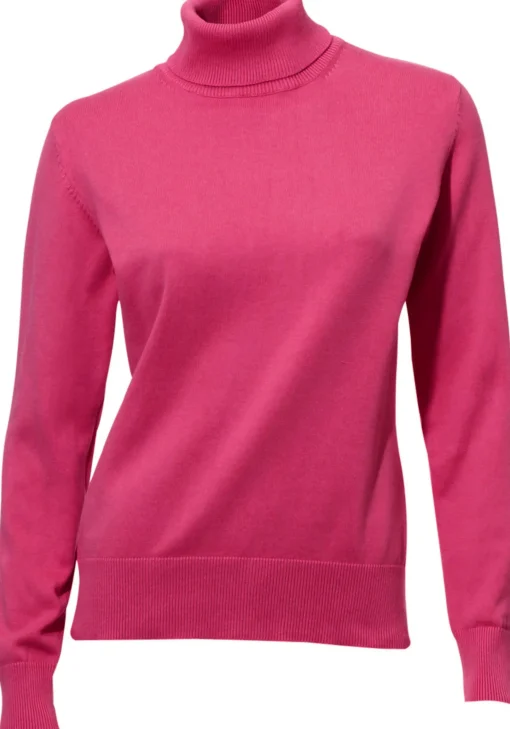 Rollkragenpullover in Feinstrick-Qualität