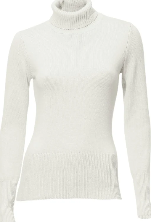 Rollkragenpullover mit Kaschmir-Anteil
