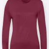 Rollkragenpullover mit Ripp-Bündchen
