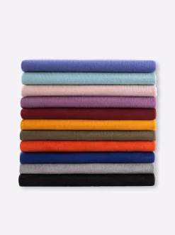 Rollkragenpullover mit Ripp-Bündchen