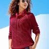 Rollkragenpullover mit Tunnelzug und Bindeband