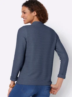 Rollkragenshirt aus Jacquard-Strick