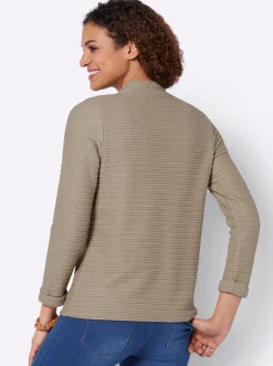 Rollkragenshirt aus Jacquard-Strick