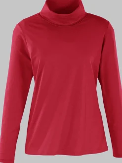Rollkragenshirt mit langen Ärmeln