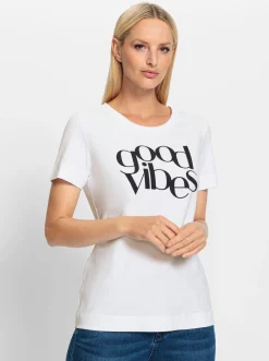 Rundhalsshirt leicht tailliert
