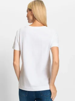 Rundhalsshirt leicht tailliert