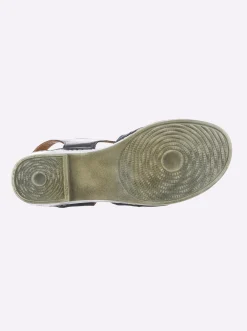 Sandalette ganz aus Leder
