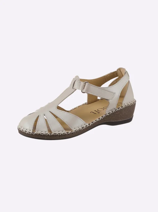Sandalette mit Klettverschluss