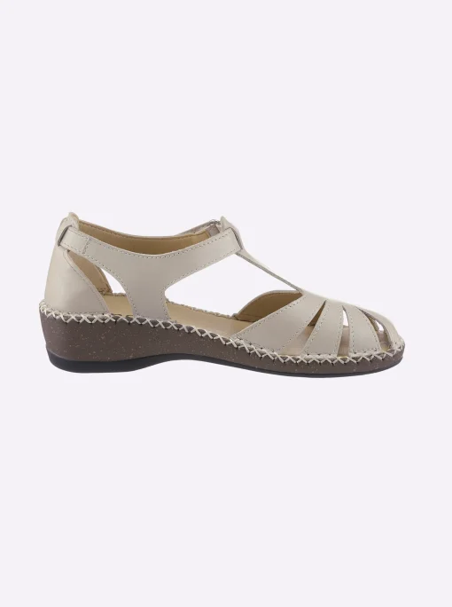 Sandalette mit Klettverschluss