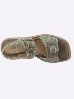 Sandalette mit Plateausohle
