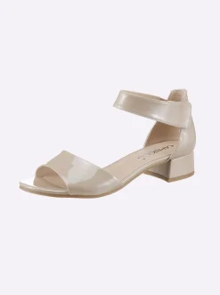 Sandalette mit schrittdämpfender Sohle