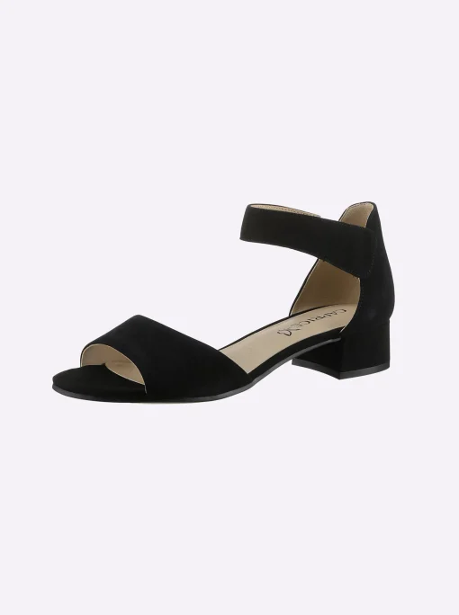 Sandalette mit schrittdämpfender Sohle