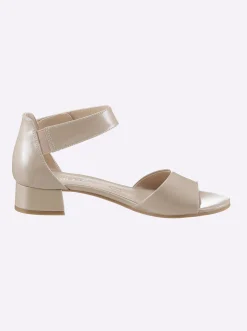 Sandalette mit schrittdämpfender Sohle