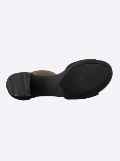 Sandalette mit schrittdämpfender Sohle