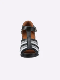 Sandalette mit verstellbaren Riemchen
