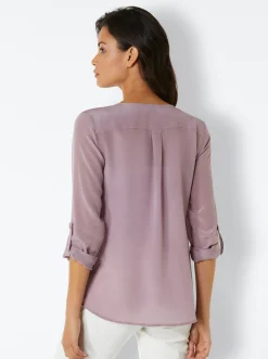 Satinbluse