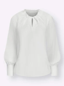Satinbluse