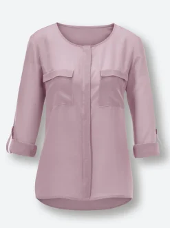 Satinbluse