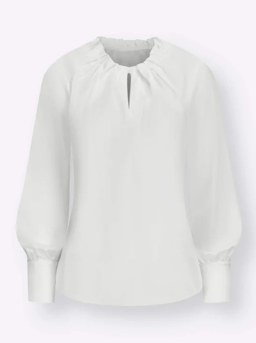Satinbluse